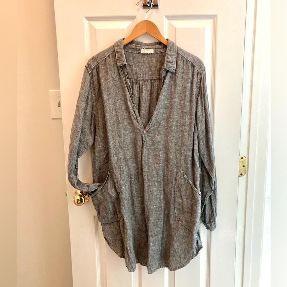CP Shades grey chambray Teton tunic Large